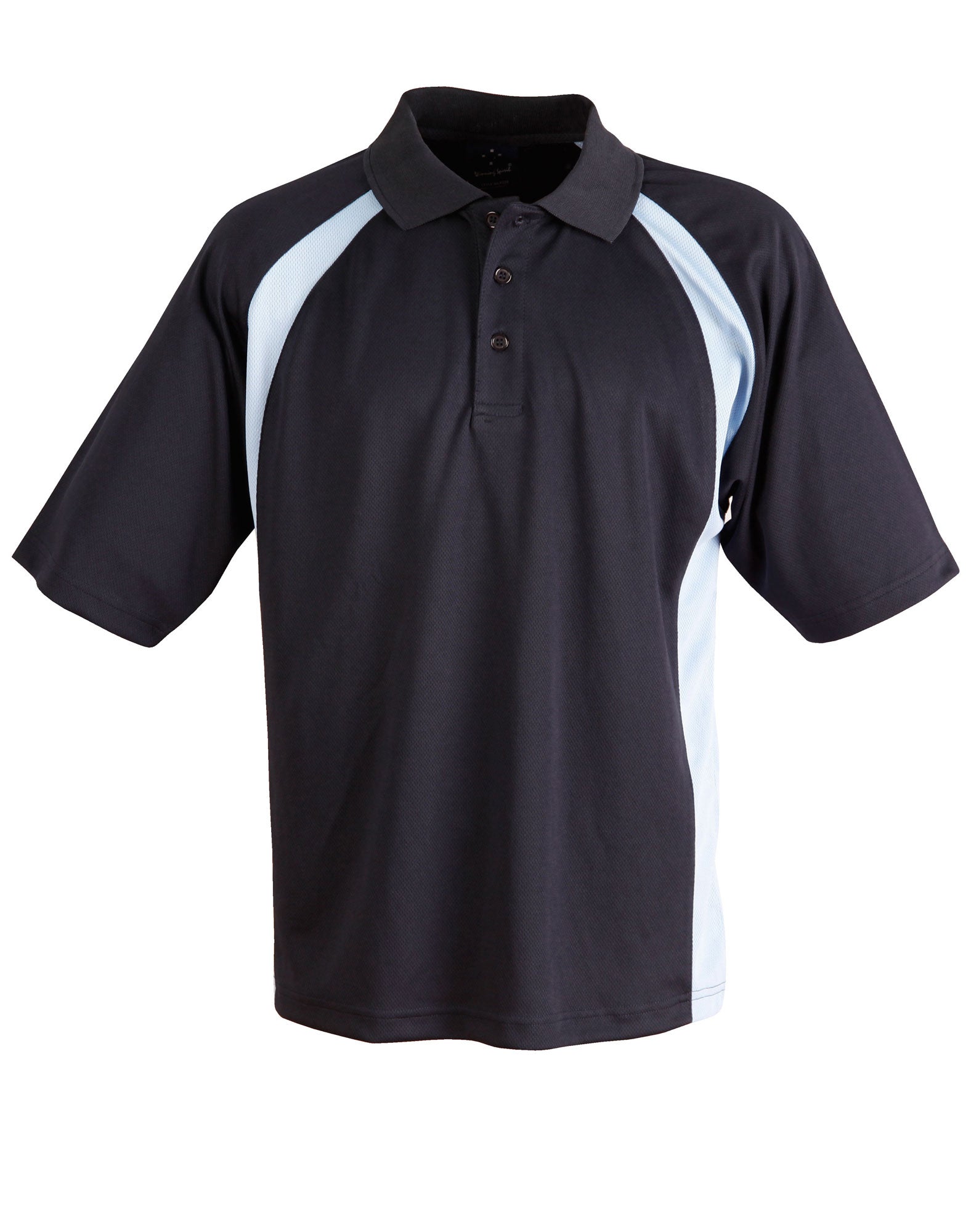 Men's Cooldry Micro-Mesh Contrast Colour Polo