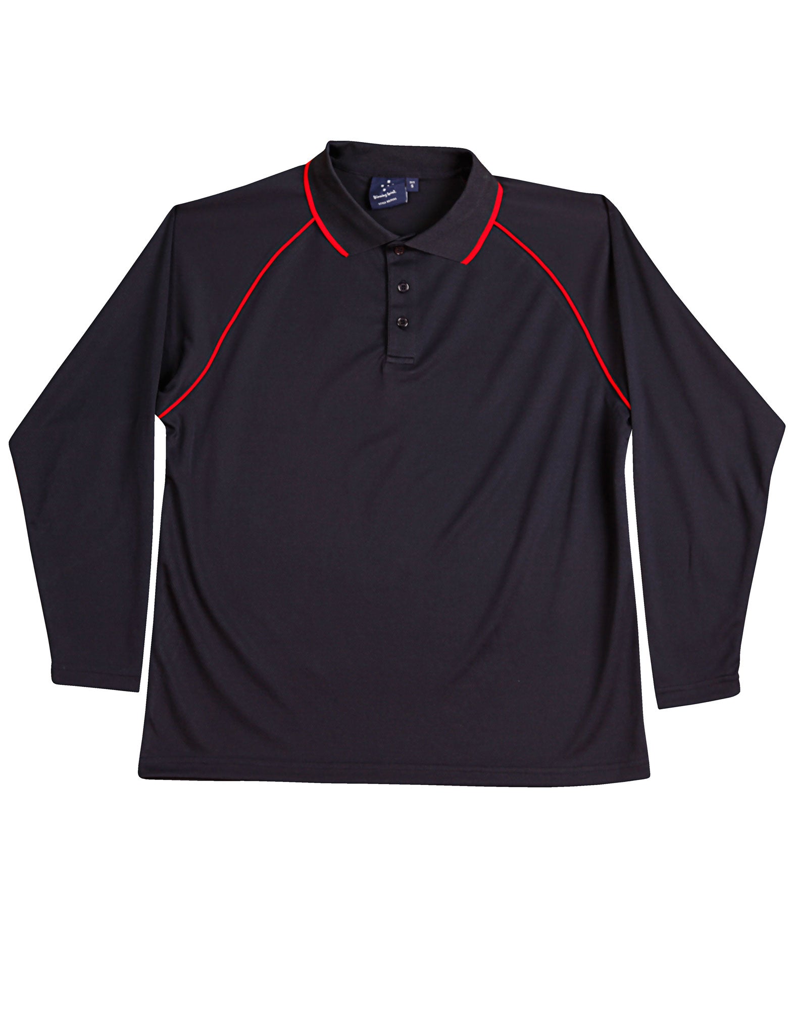 Men's Cooldry Raglan L/S Polo