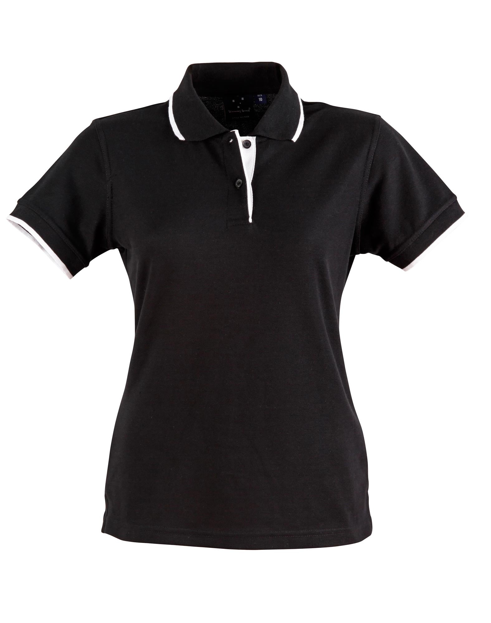 Ladies' Poly/Cotton Contrast Pique S/S Polo