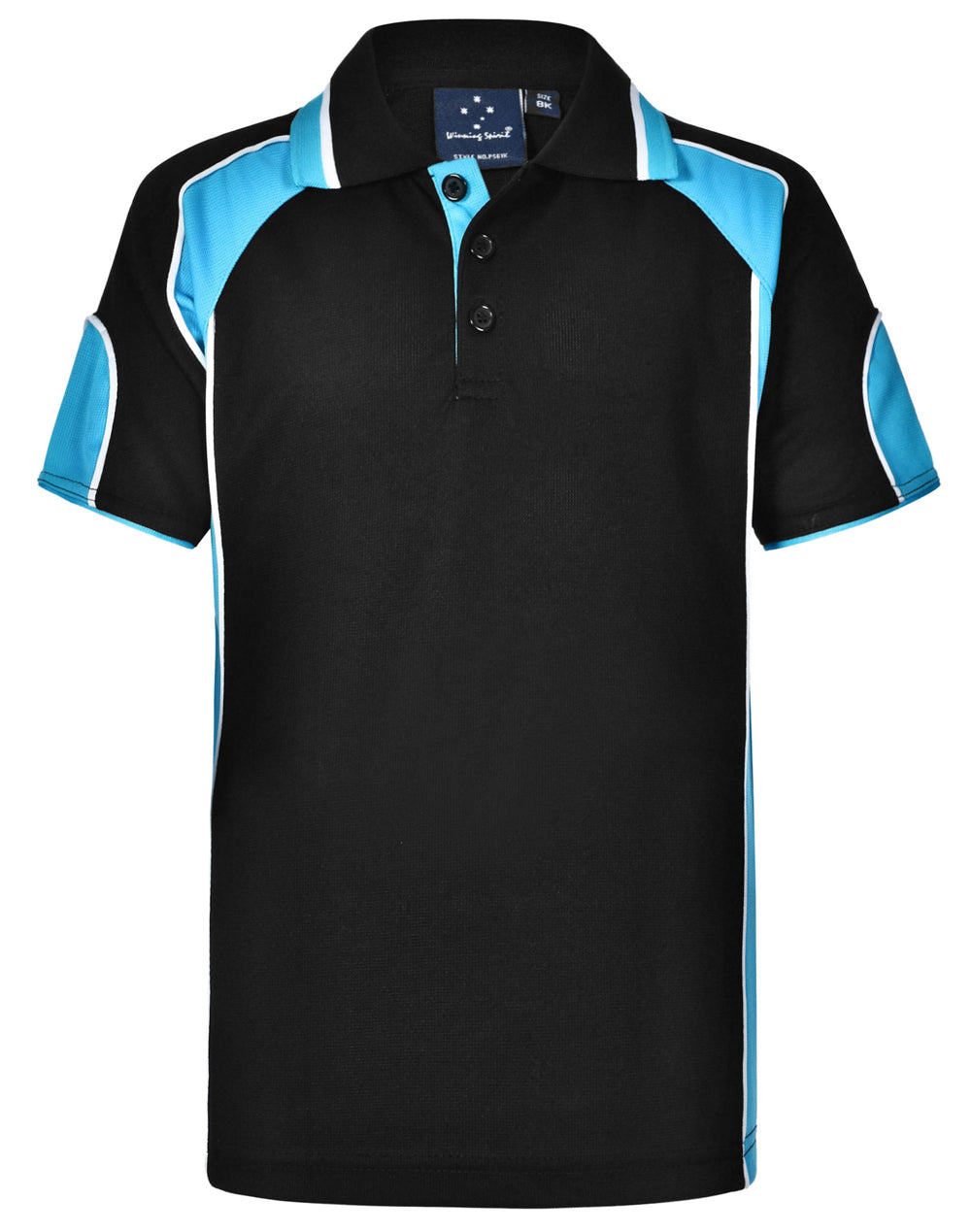 Kid's Cooldry Contrast Polo With Sleeve Panel