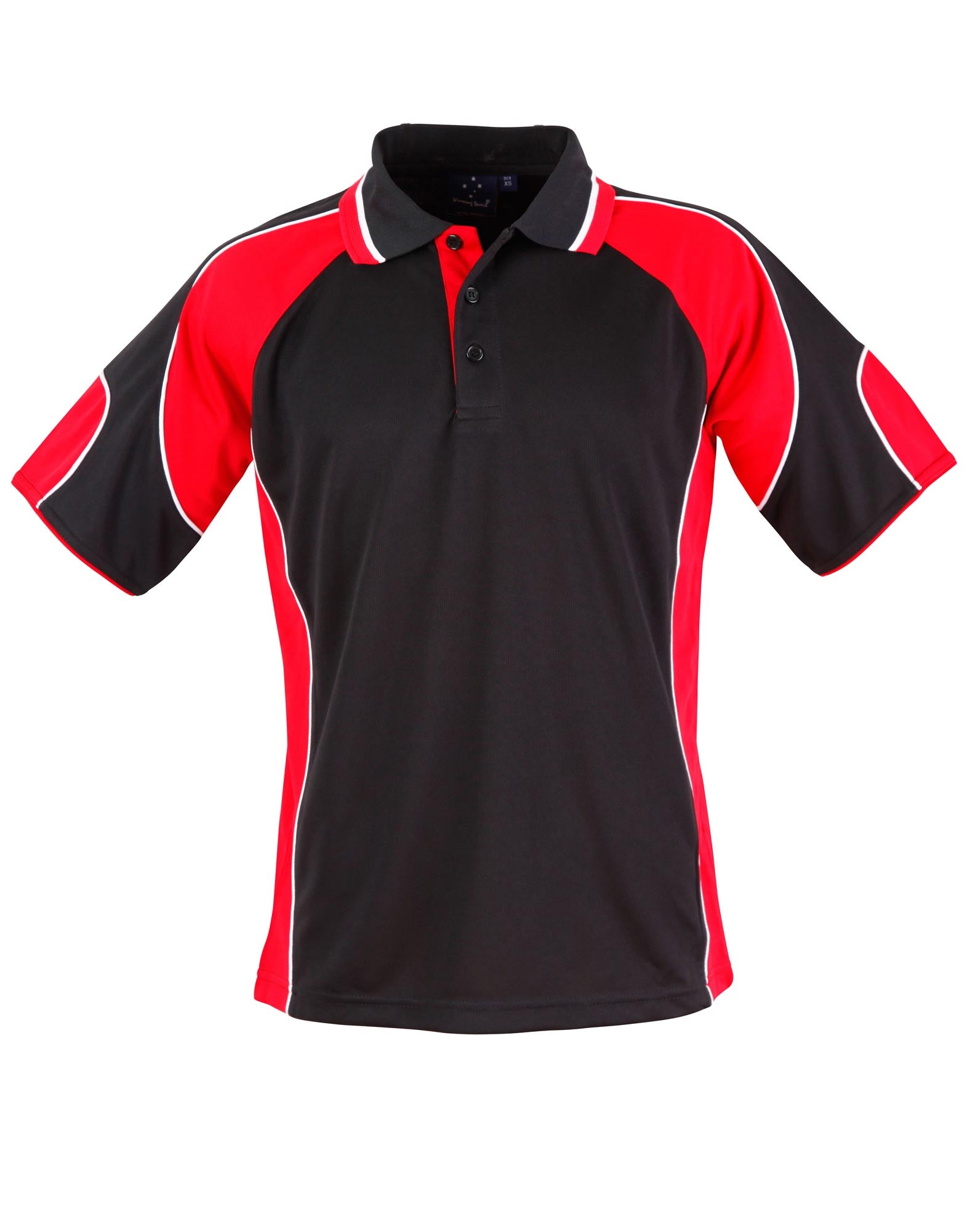 Men's Cooldry Contrast Polo With Sleeve Panel