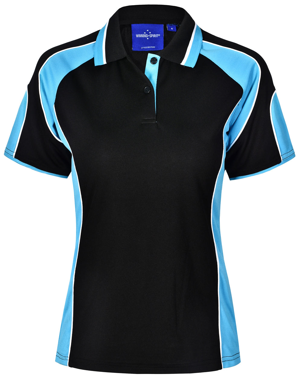 Ladies' Cooldry Contrast Polo With Sleeve Panel