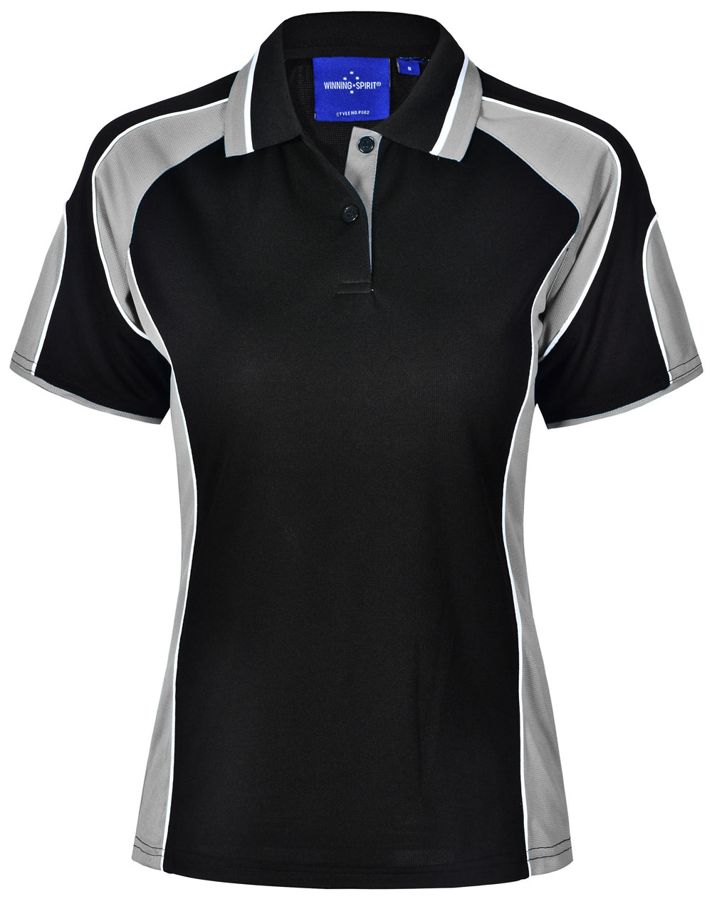 Ladies' Cooldry Contrast Polo With Sleeve Panel