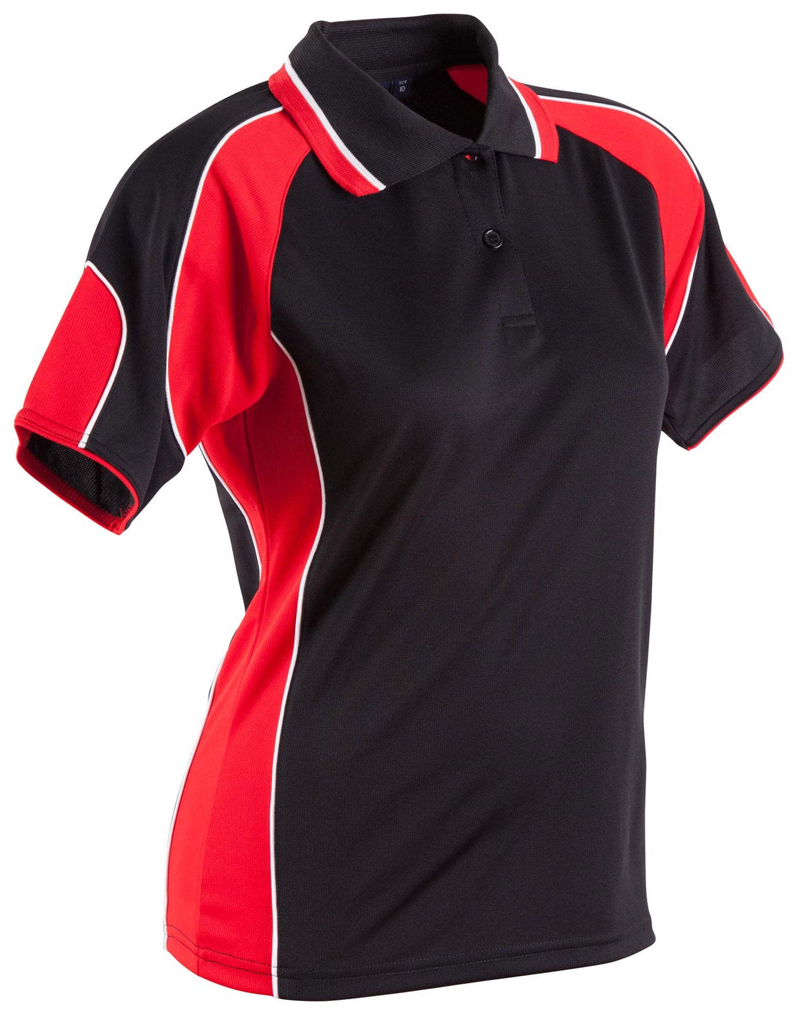 Ladies' Cooldry Contrast Polo With Sleeve Panel