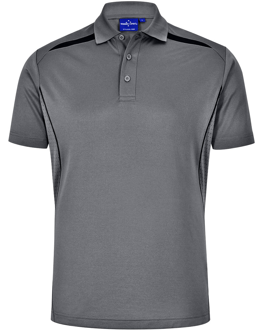 Men's Sustainable Poly/Cotton Contrast S/S Polo