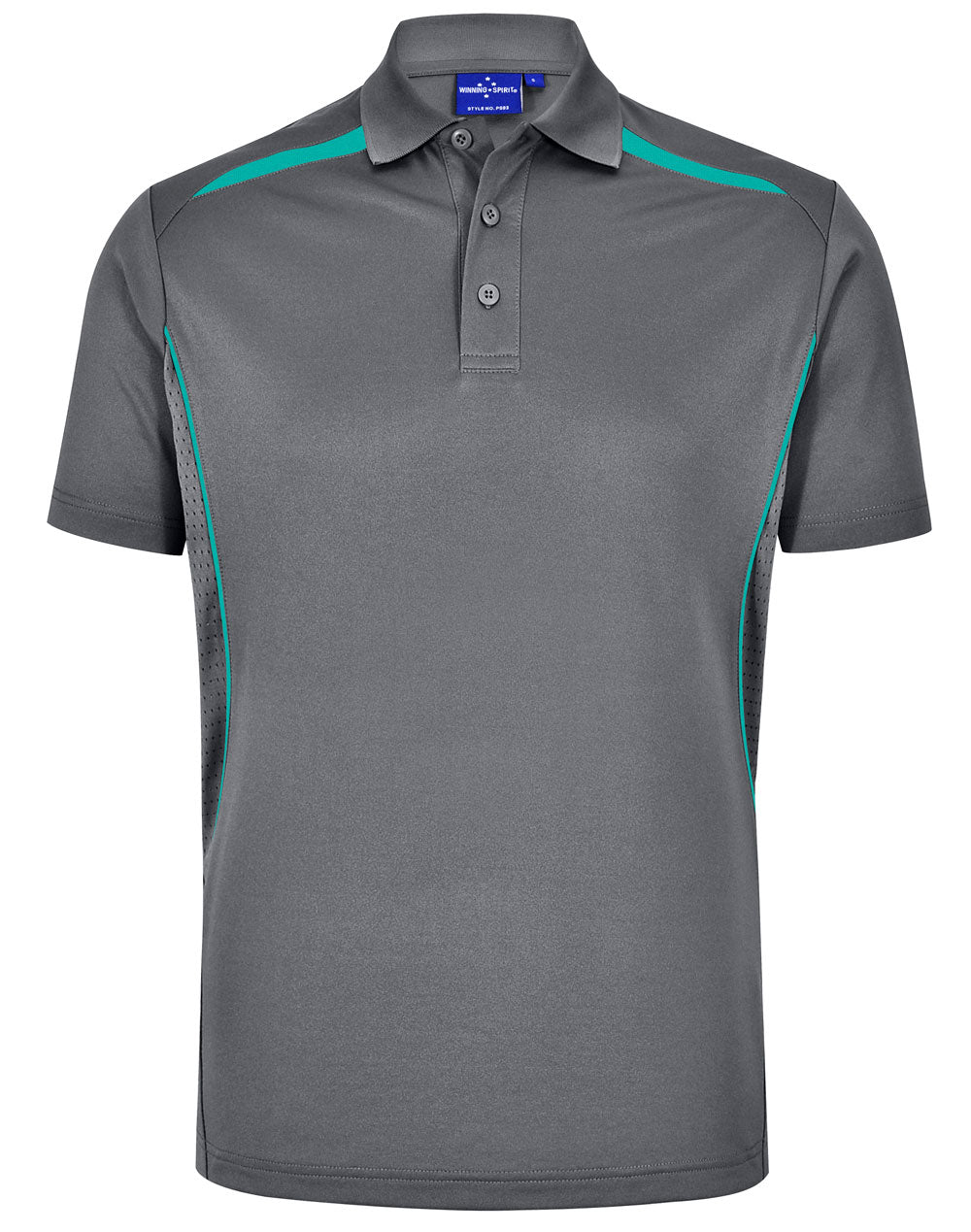 Men's Sustainable Poly/Cotton Contrast S/S Polo