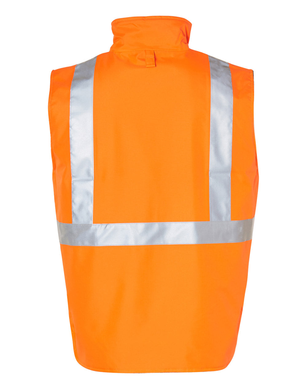 Hi-Vis Reversible Safety Vest With Hoop Pattern 3M Tapes