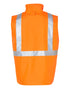 Hi-Vis Reversible Safety Vest With Hoop Pattern 3M Tapes