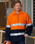 Hi-Vis Two Tone Bluey Safety Jacket With 3M Tapes