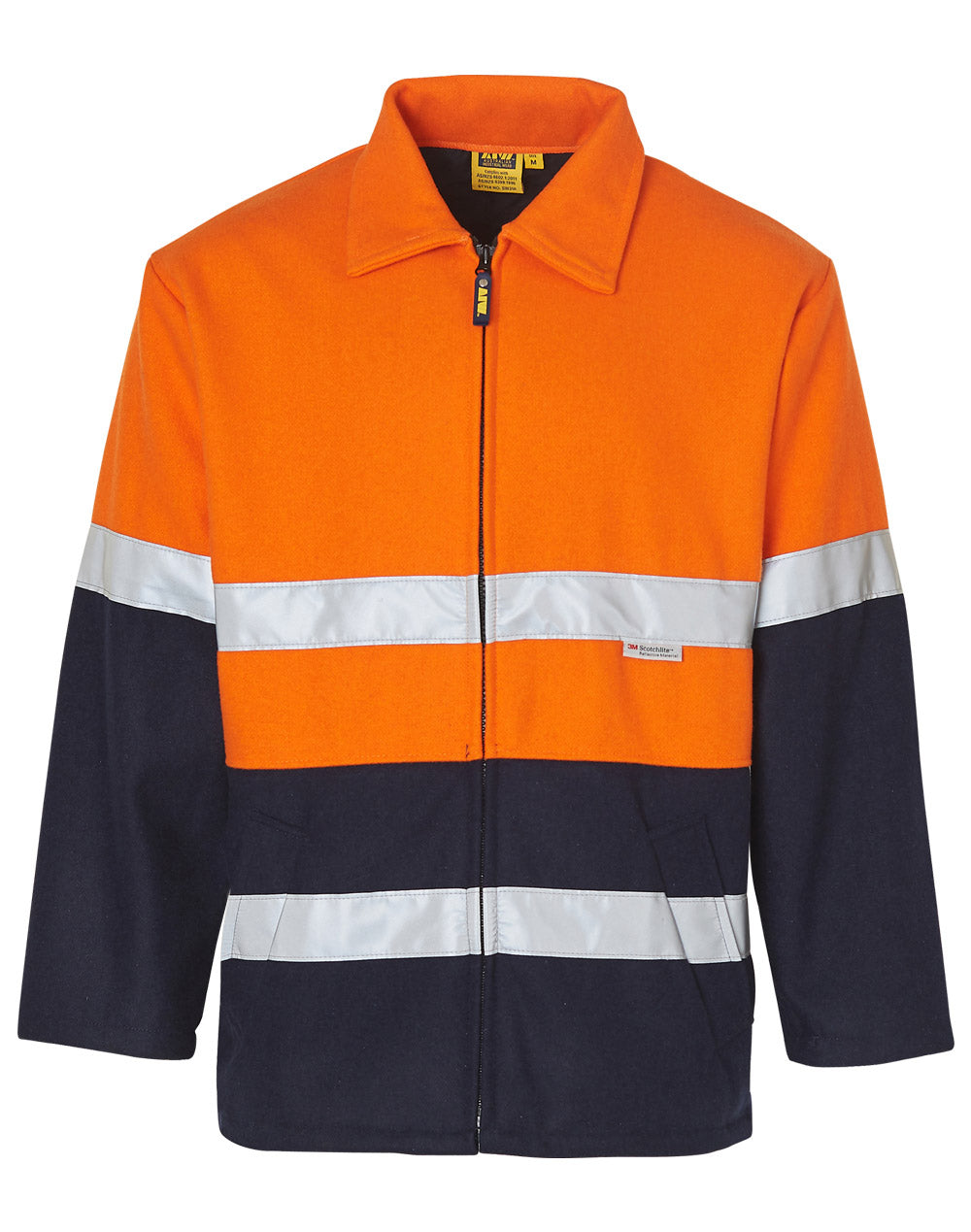 Hi-Vis Two Tone Bluey Safety Jacket With 3M Tapes