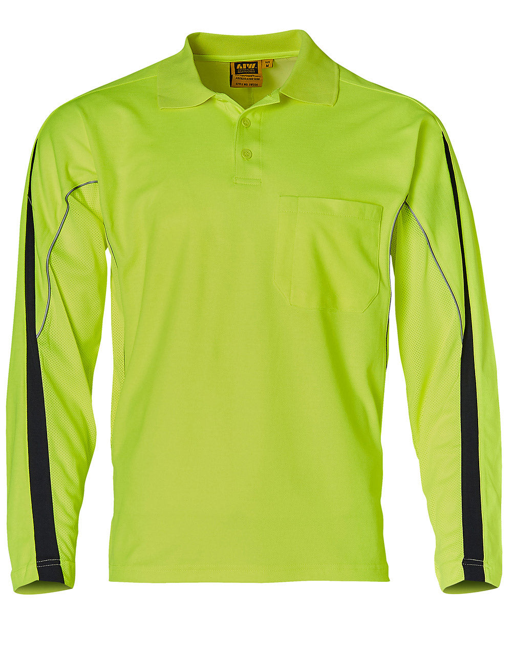 Men's Truedry L/S Hi-Vis Polo