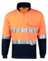 Hi-Vis Two Tone Cotton Fleecy Sweat With 3M Tapes