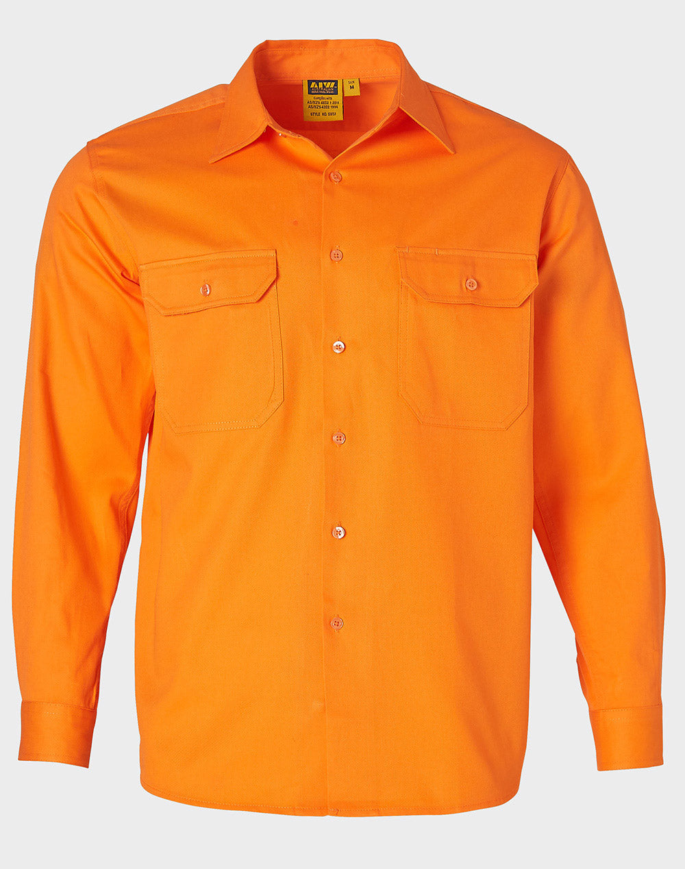 Men's Hi-Vis L/S Drill Shirt