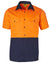 Hi-Vis Two Tone S/S Cotton Work Shirt
