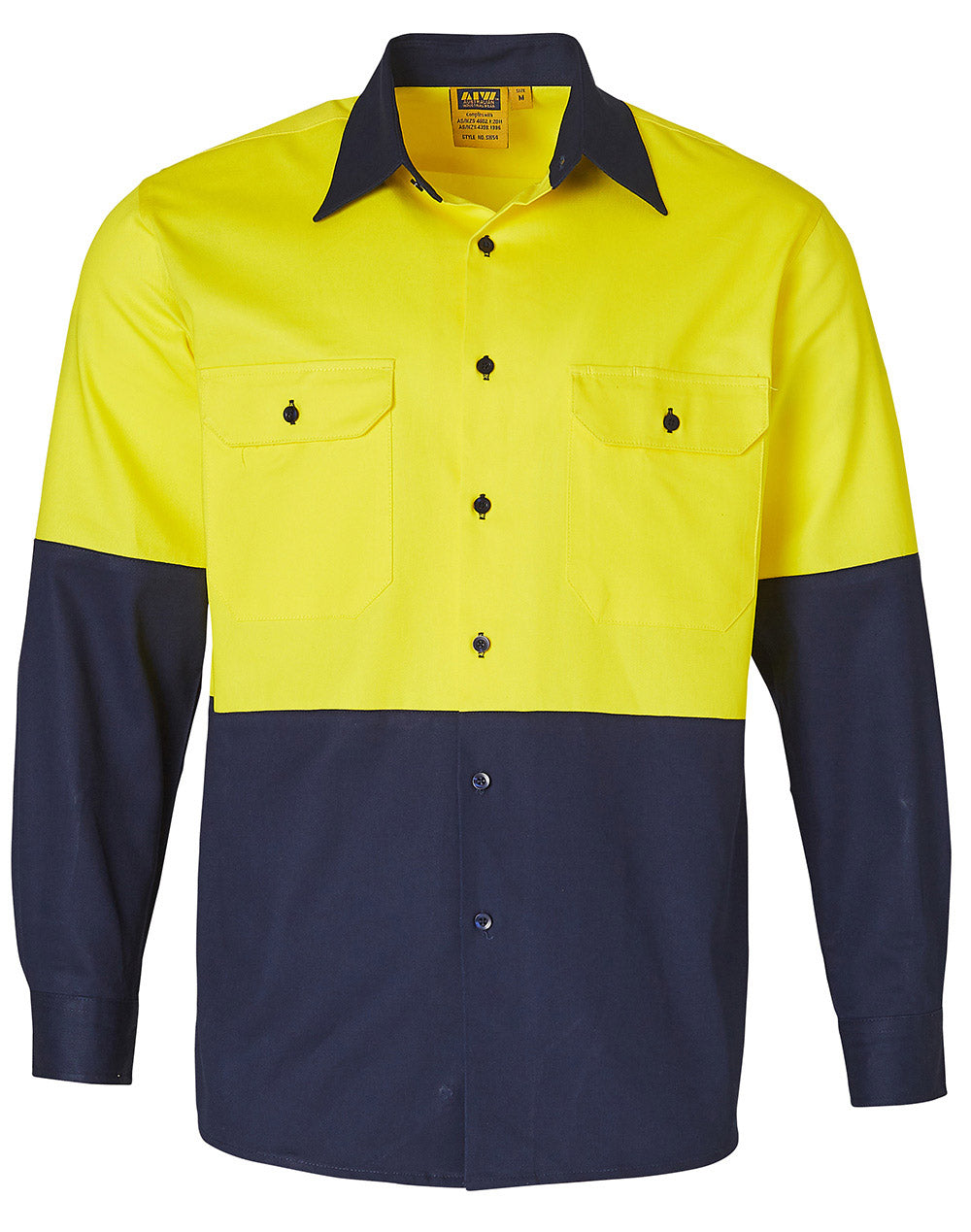 Hi-Vis Cotton Drill Shirt L/S