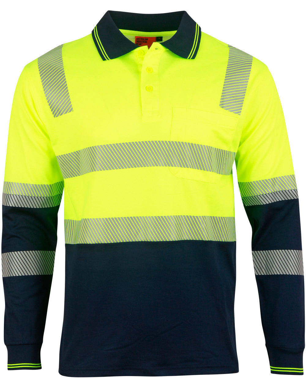 Biomotion Segmented Truedry L/S Safety Polo