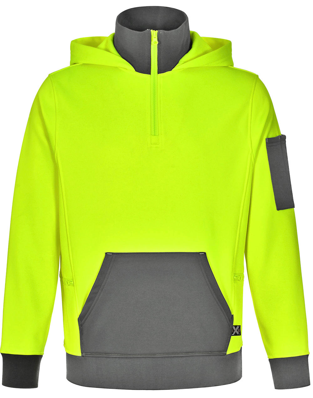 Hi-Vis Premium Fleece Two Tone Hoodie