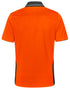 Hi-Vis Bamboo Charcoal Vented S/S Polo
