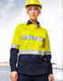 Hi-Vis Cool-Breeze Safety L/S Shirt (Generic Tape)