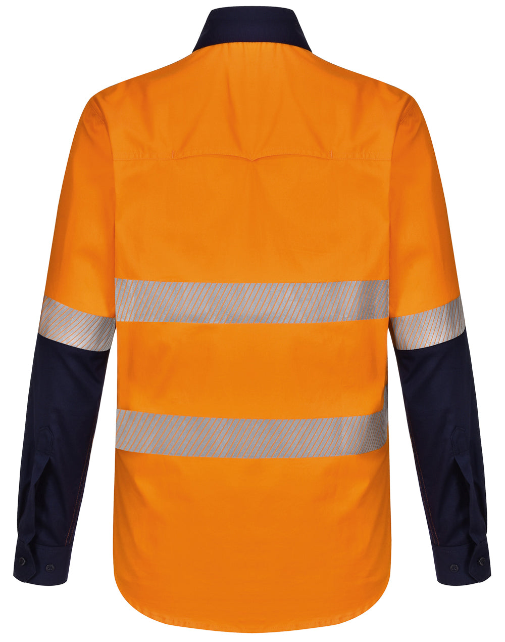 Hi-Vis Cool-Breeze Safety L/S Shirt (Segmented Tape)