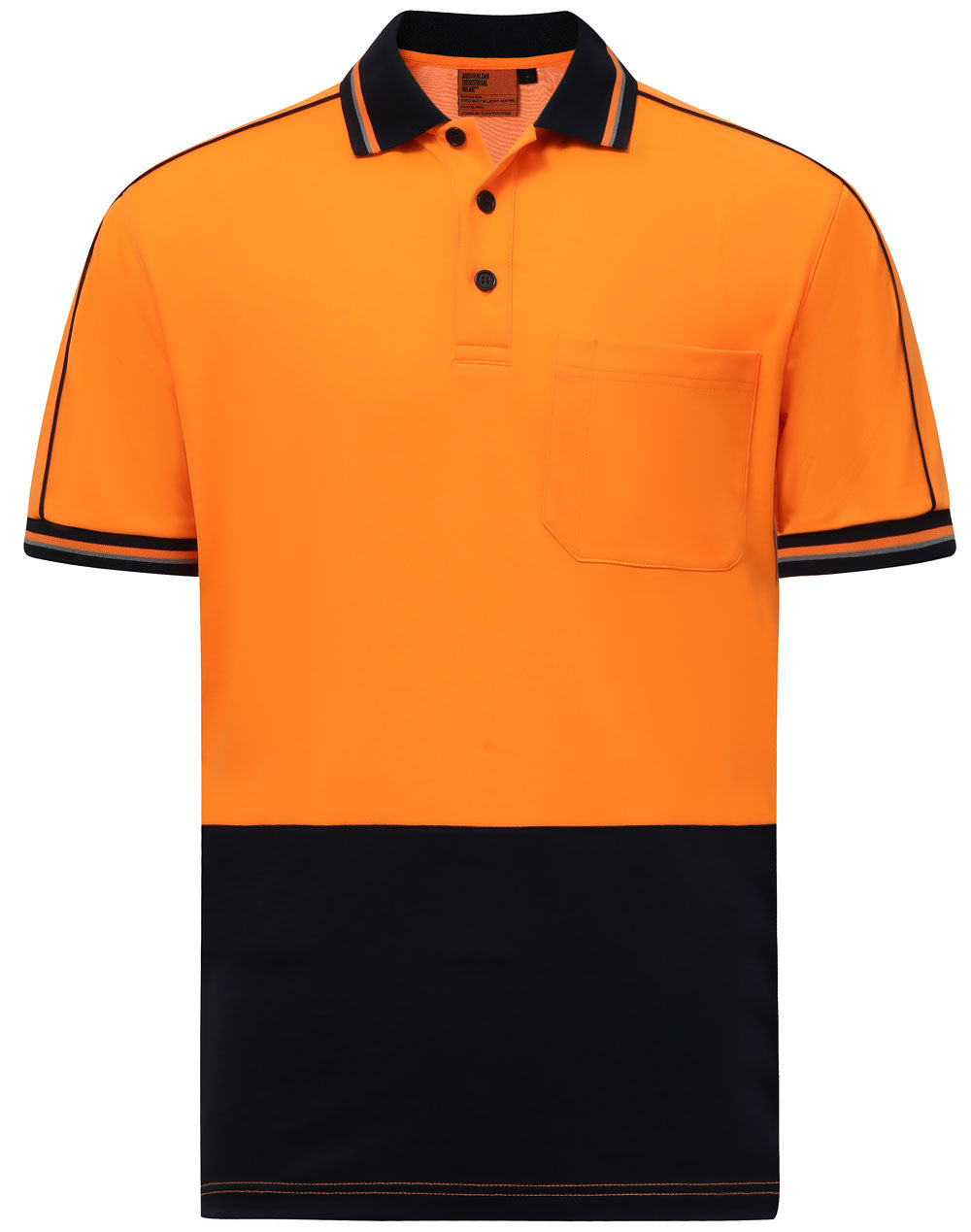 Hi-Vis Sustainable Cool-Breeze Truedry Safety S/S Polo