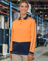 Hi-Vis Sustainable Cool-Breeze Truedry Safety L/S Polo