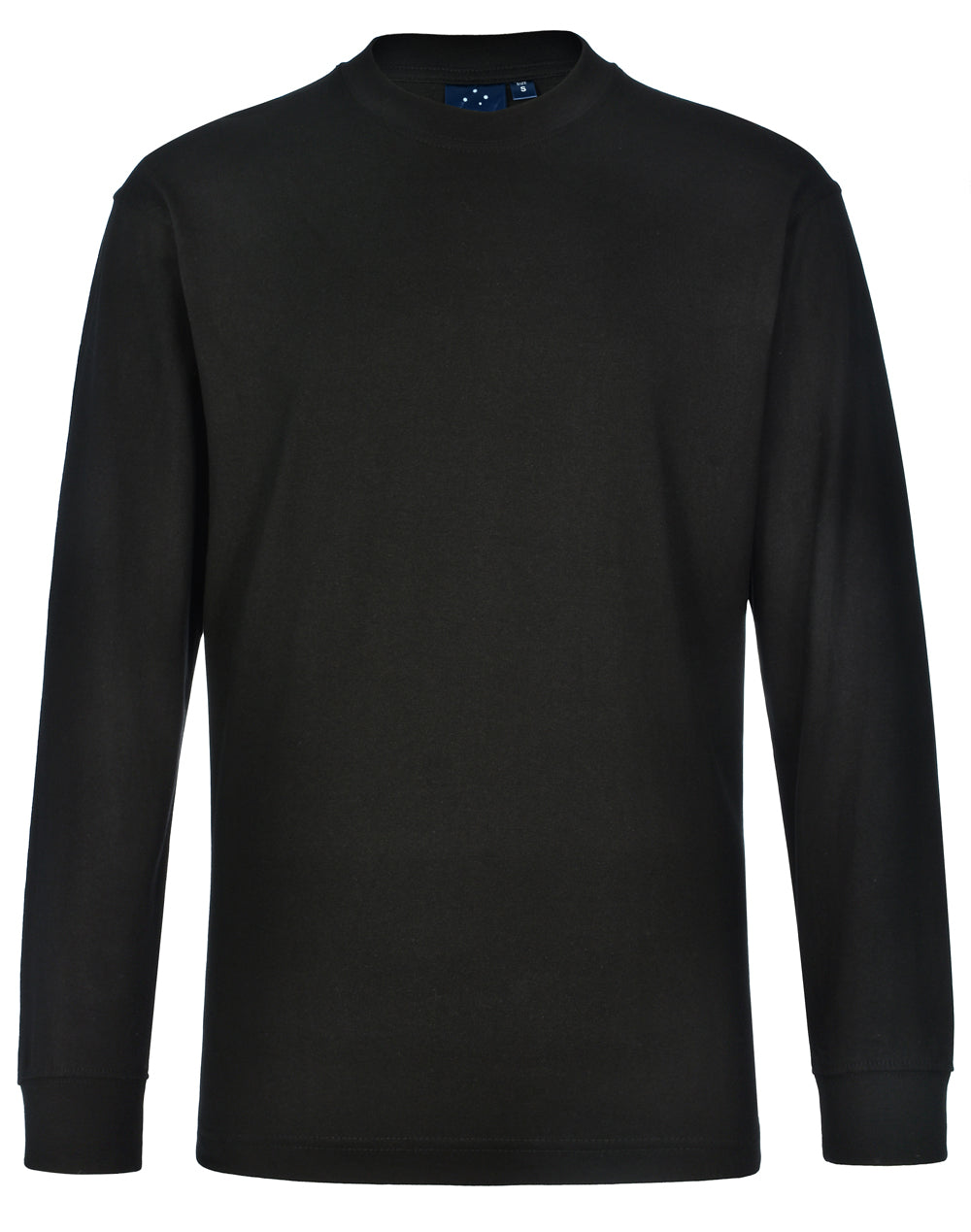 Mens Cotton Crew Neck L/S Tee