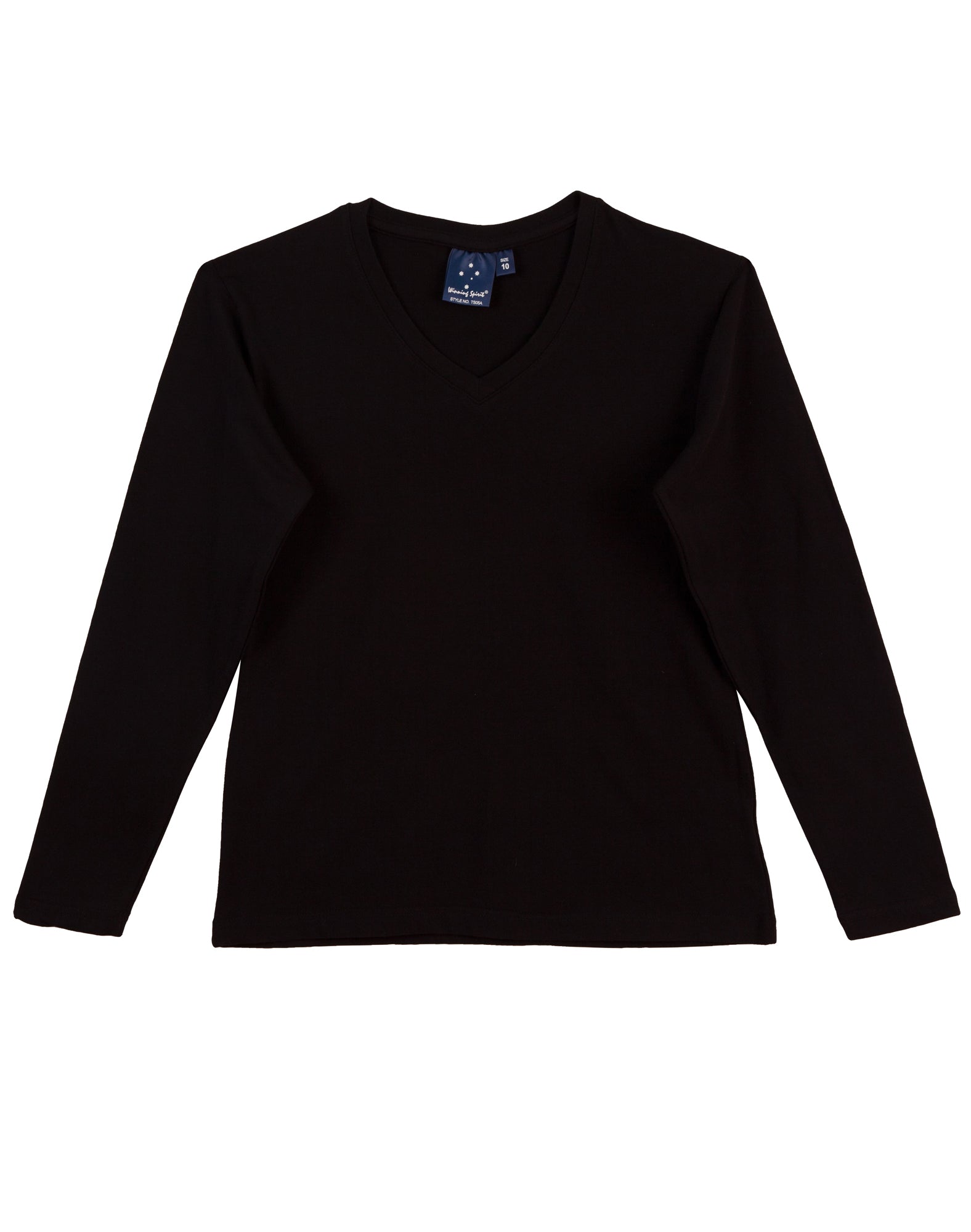 Ladies' V-Neck L/S Tee