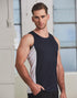 Men's Cooldry Contrast Mesh Singlet