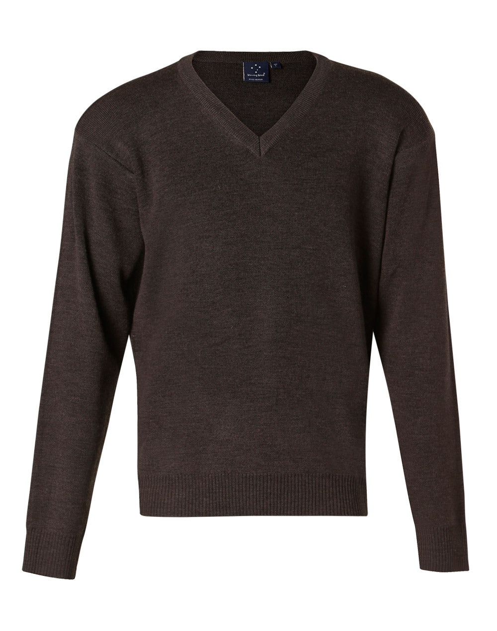 V Neck Wool / Acrylic Knit Jumper