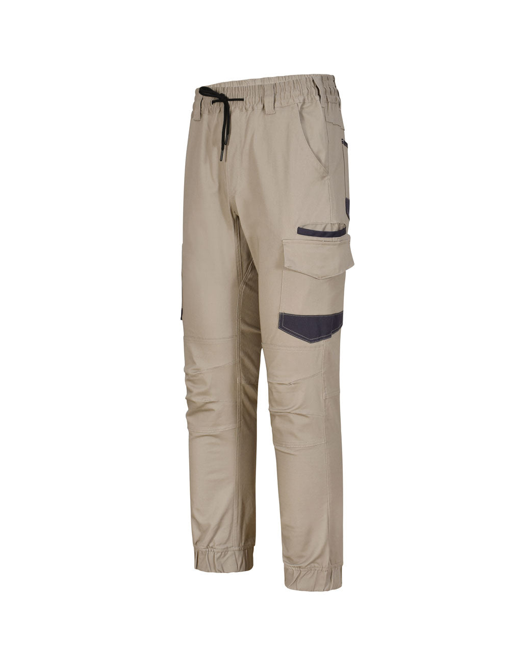 Unisex Cotton Stretch Drill Cuffed Work Pants