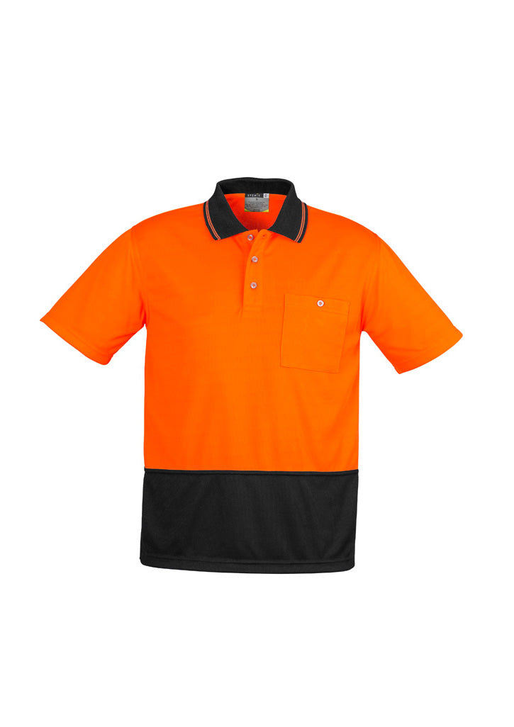 Unisex Hi Vis Basic Short Sleeve Polo