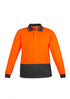 Unisex Hi Vis Basic Long Sleeve Polo