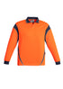 Mens Hi Vis Aztec Long Sleeve Polo