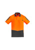 Mens Hi Vis Flux Short Sleeve Polo