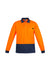 Mens Hi Vis Comfort Back Long Sleeve Polo