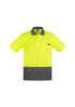 Mens Hi Vis Comfort Back Short Sleeve Polo