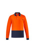 Mens Hi Vis Cotton Long Sleeve Polo