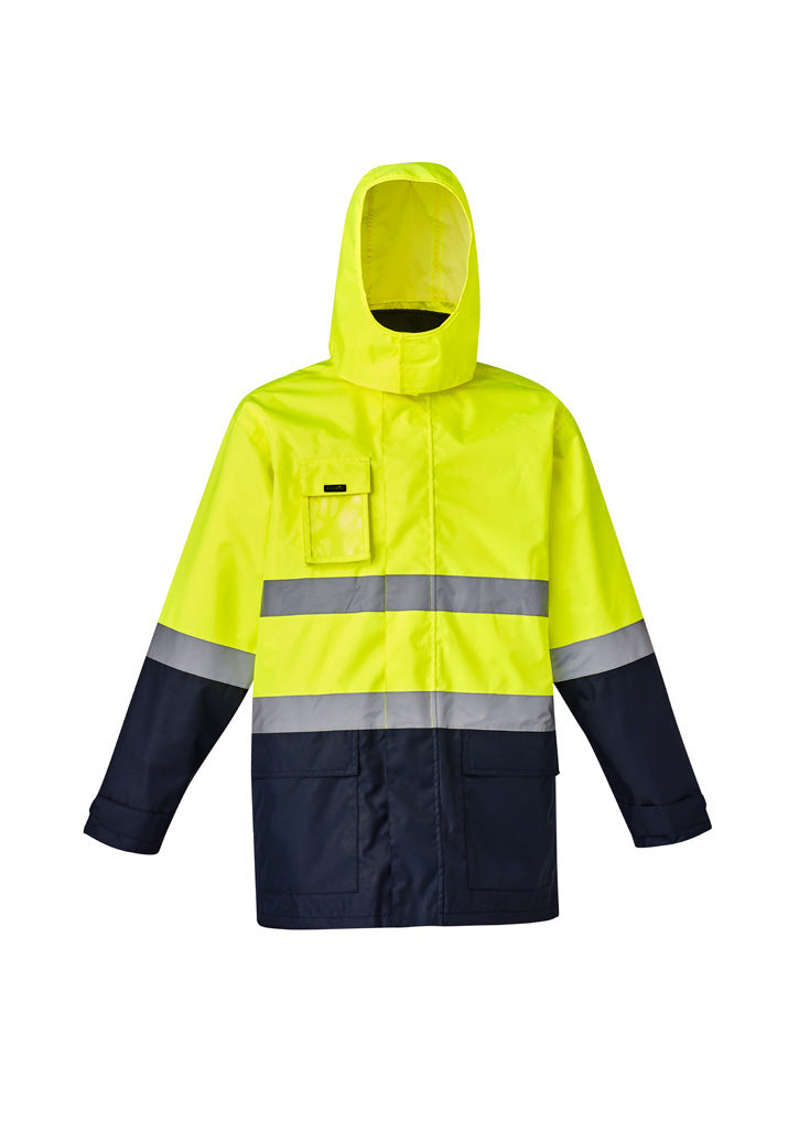 Mens Hi Vis Basic 4 In 1 Waterproof Jacket