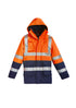 Mens Orange Flame Arc Rated Antistatic Waterproof Jacket