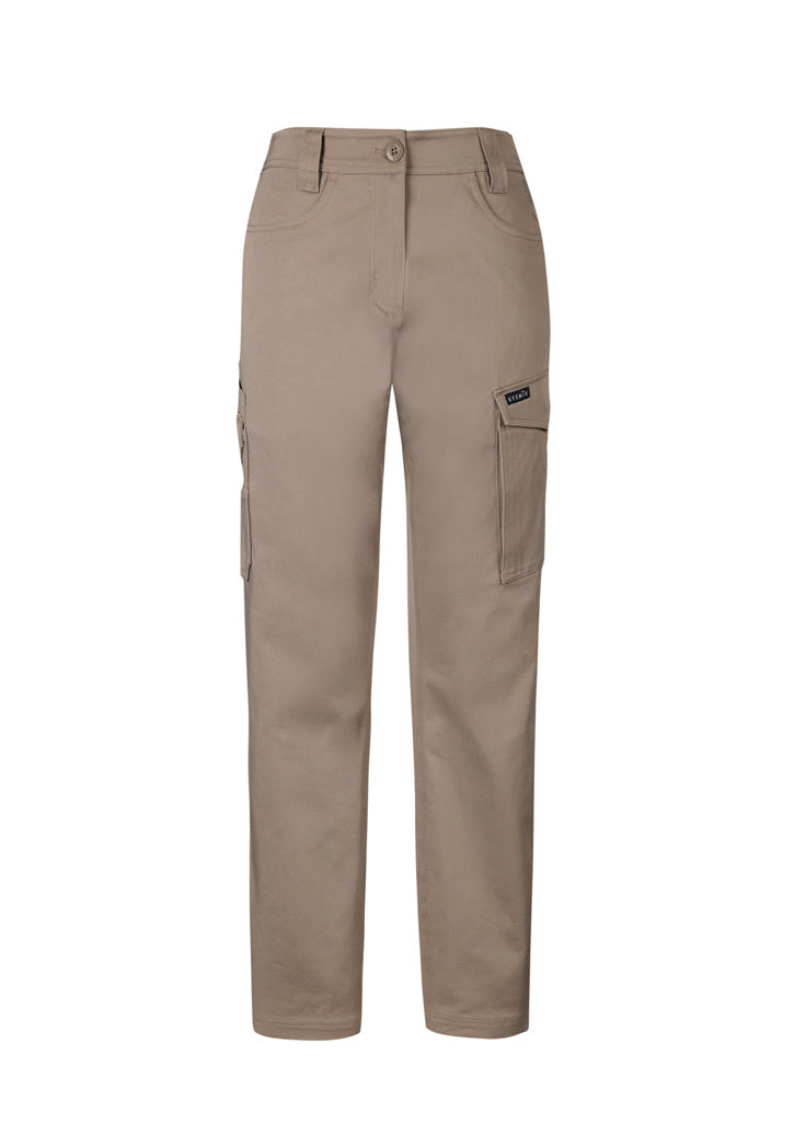 Womens Essential Basic Stretch Cargo Pant