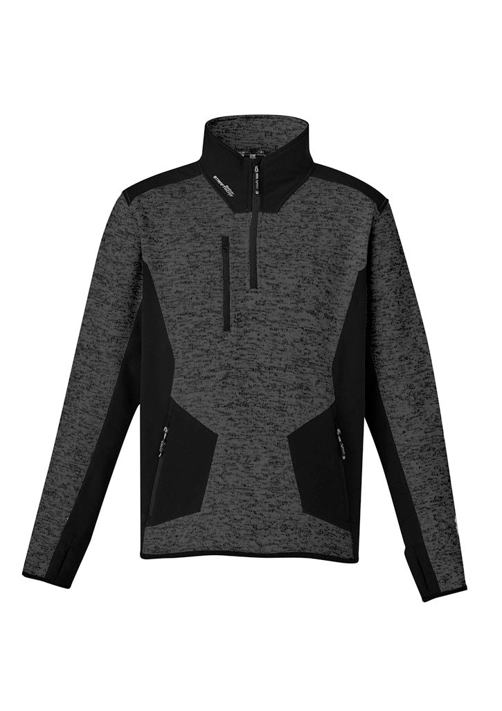 Unisex Streetworx Reinforced Knit 1/2 Zip Pullover