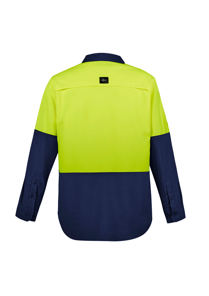 Mens Hi Vis Outdoor Long Sleeve Shirt